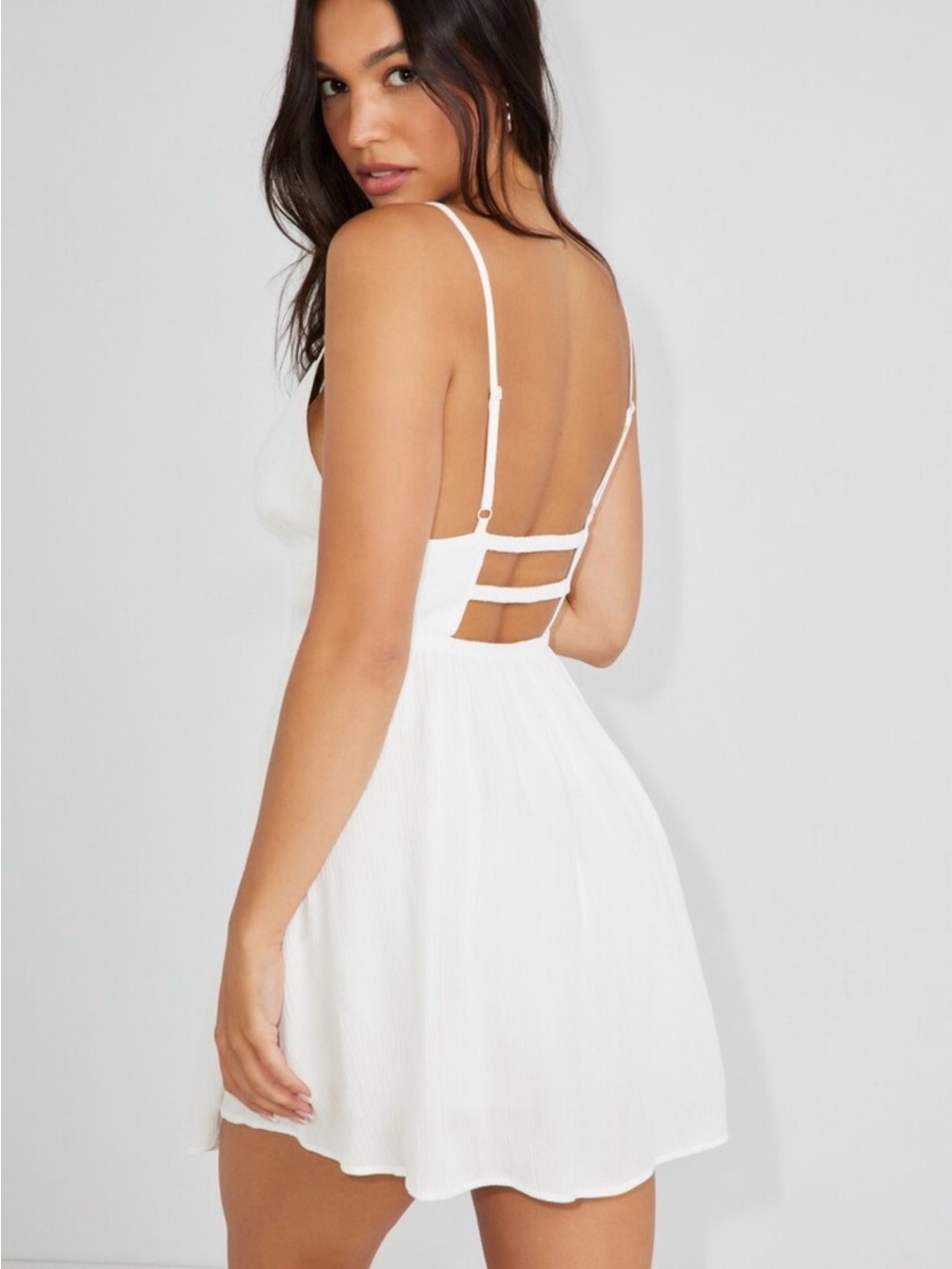 Garage White Kira Romper NWT Size Small - Picture 3 of 10